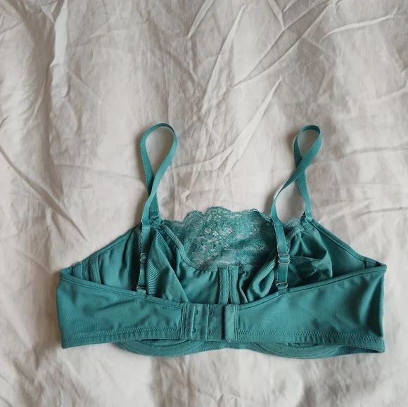 Teal Lace Bralette By Soma size 36C - Picture 2 of 4
